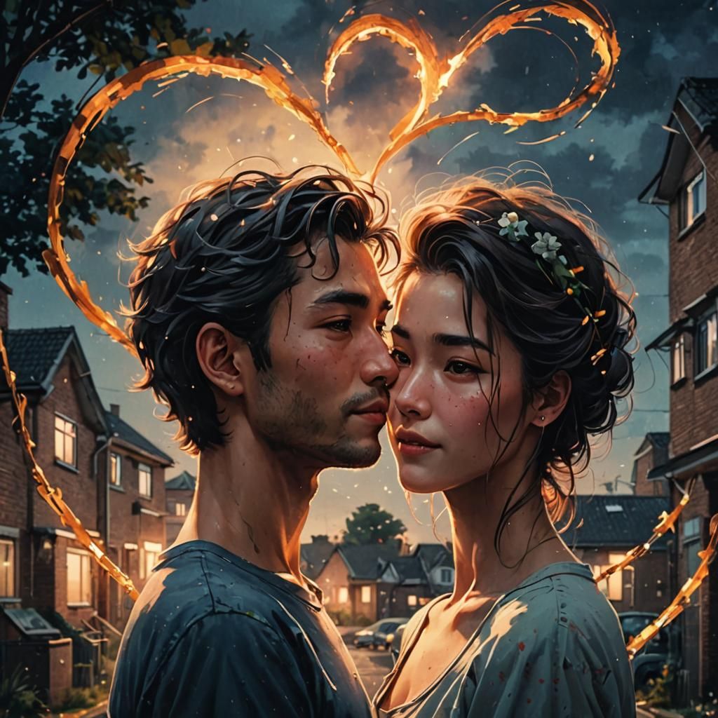 Nostalgia from the first love in the housing estate