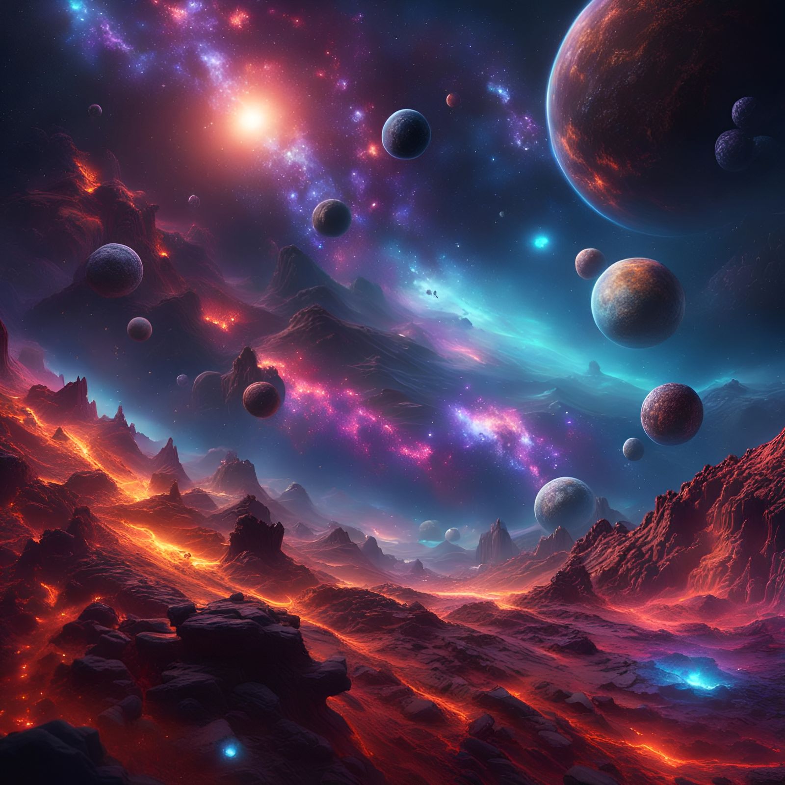Vibrant Galaxy in Stunning Detail