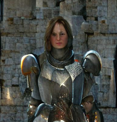 Chivalrous Female Warrior Rides into Battle