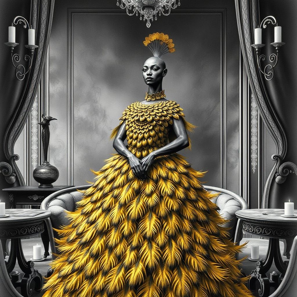 Feather Dress #3