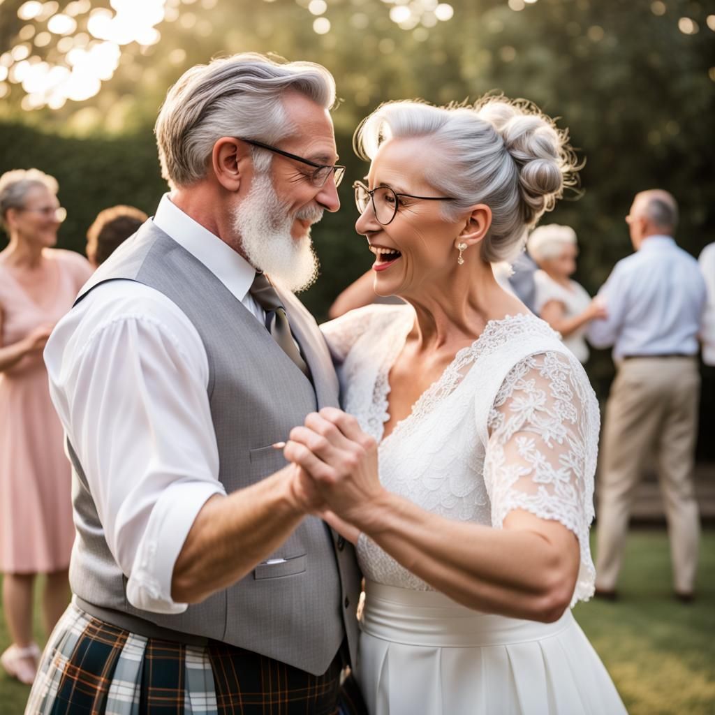 Romantic Wedding Dance in Vintage Style