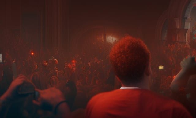 Rapper Performing Live: Digital Matte Painting