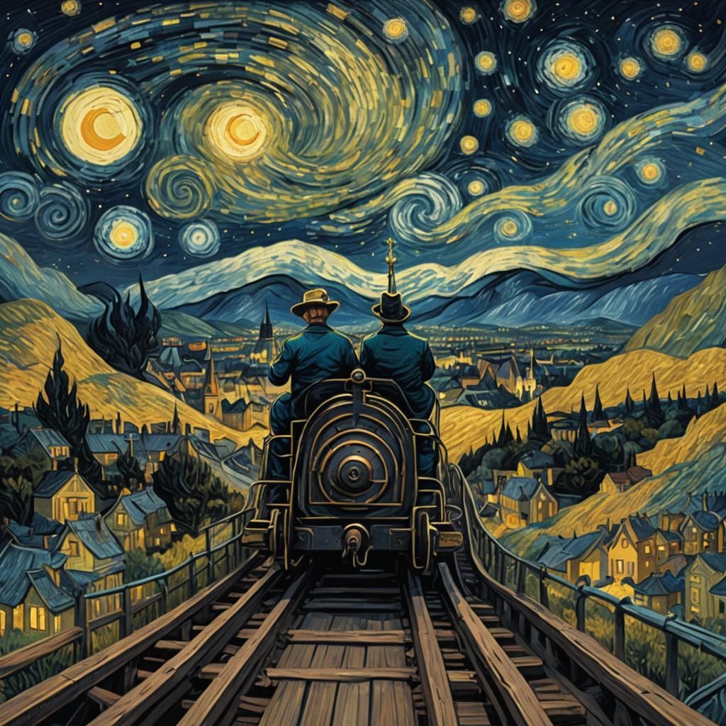 Travelling under the Starry Night