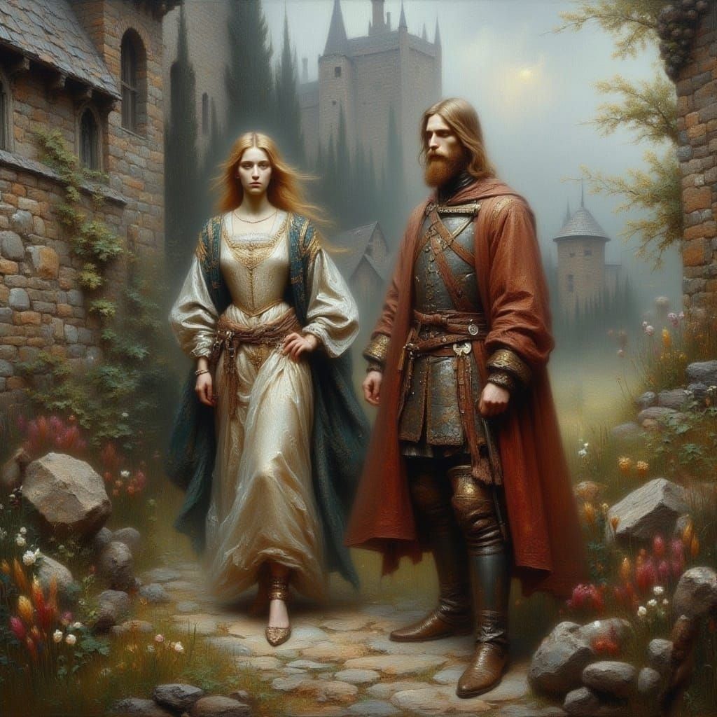 Golden Leaf Dust Abstract Blend