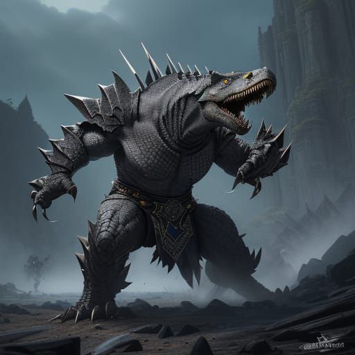 Allorend Y: Armored Apex Predator Dinosaur