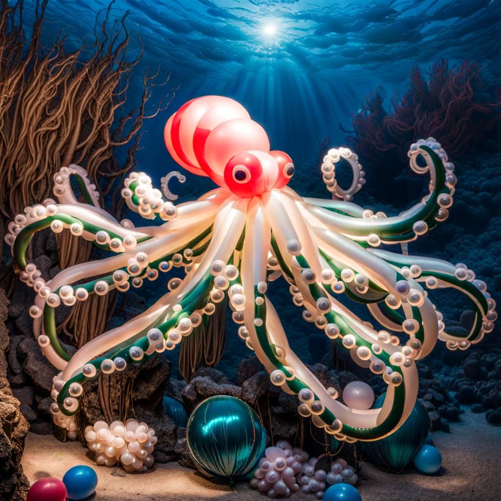 Balloon Art Octopus  🐙