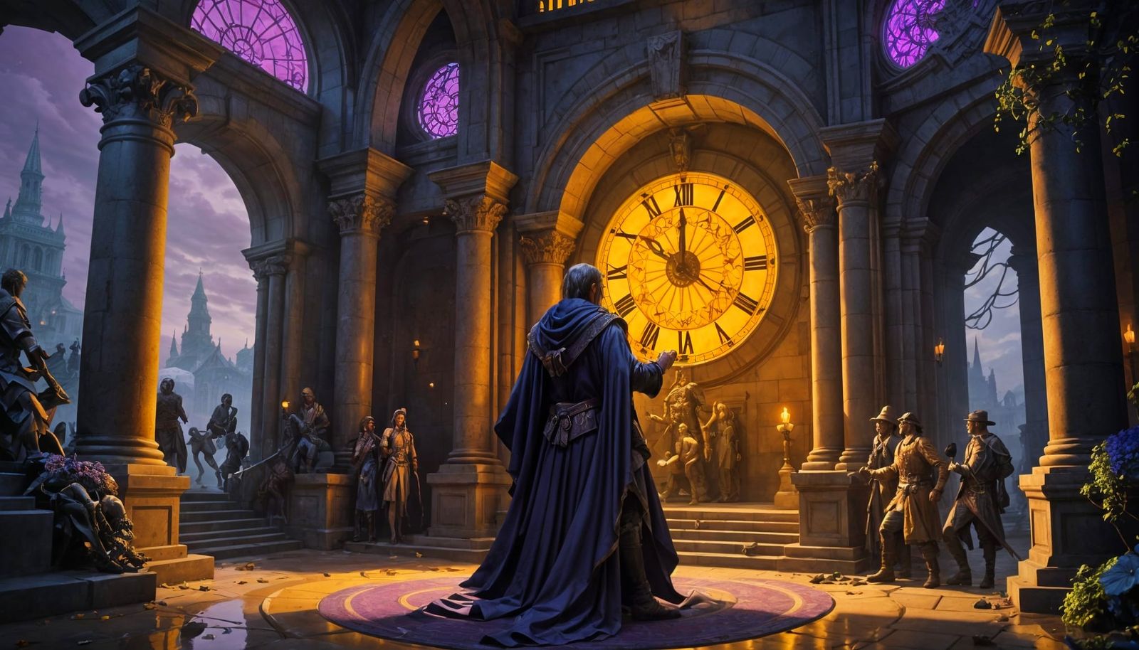 Dark Fantasy Plymouth Rock Reversal in Intricate Detail