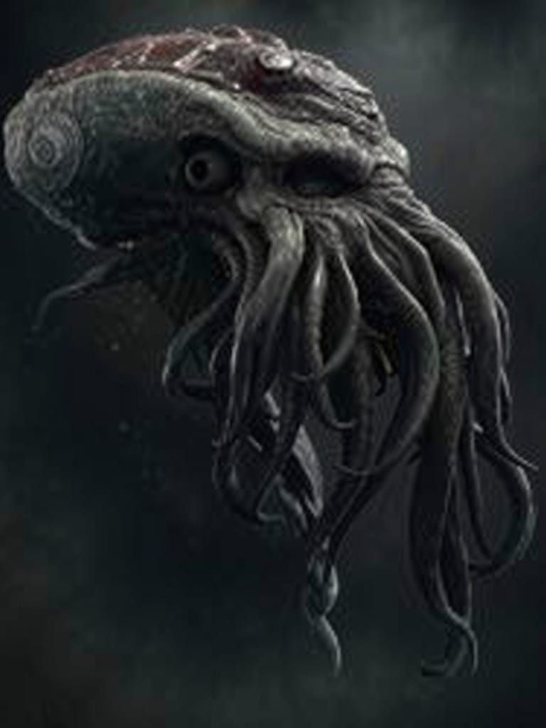 Cthulhu Sleeps in Underwater City: Photographic Style