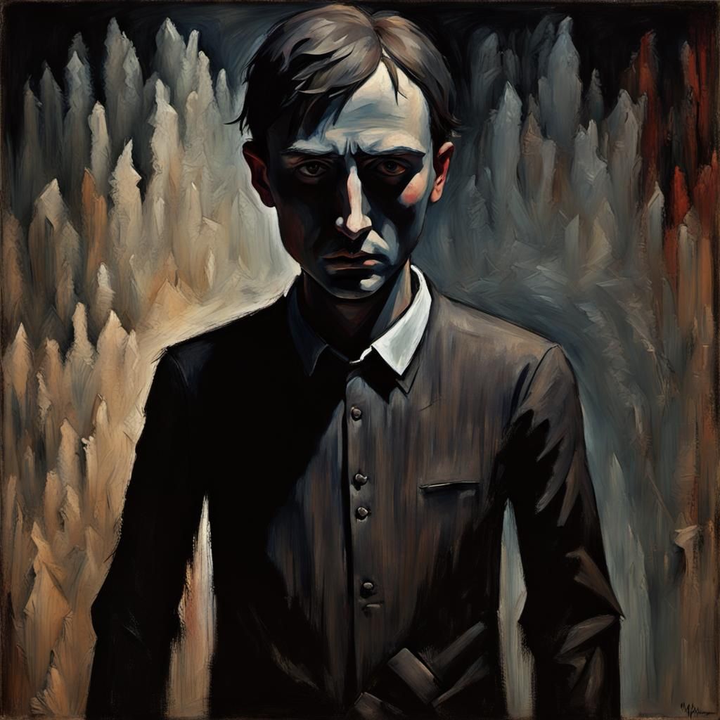 Disturbing Gothic Masterpiece in Maximalist Impressionist St...