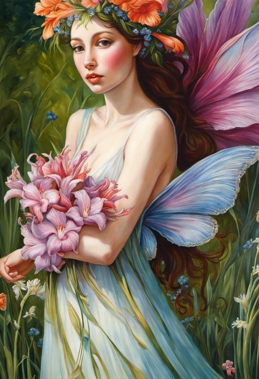 Gladioli Flower Fairy