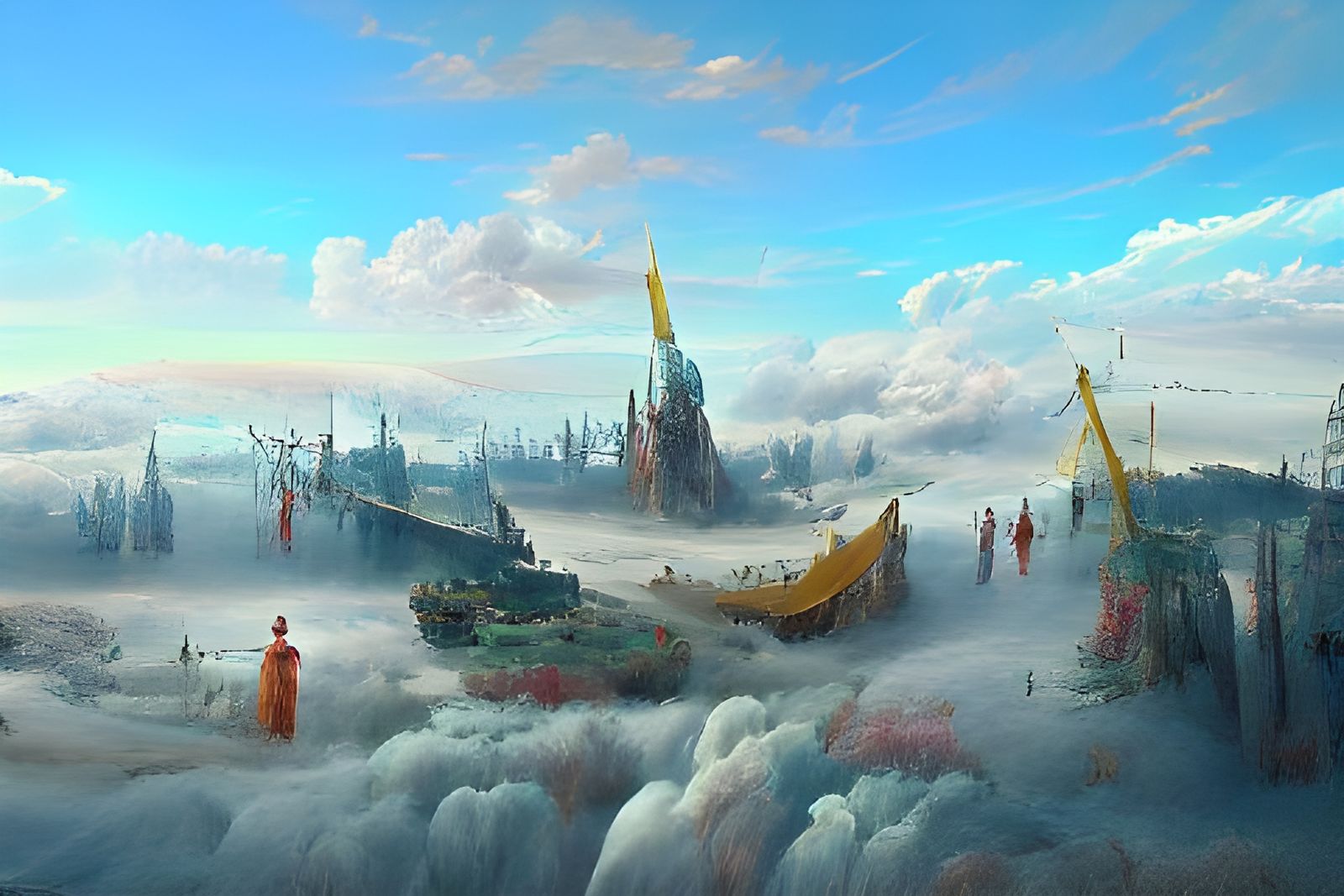 Romantic Cityscape Transfiguration