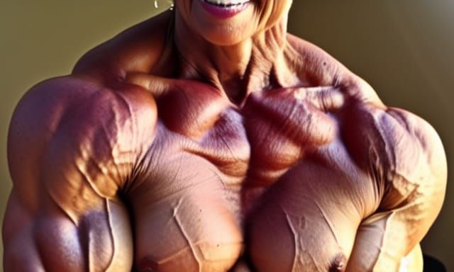 Powerful Grandma Bodybuilder Reveals Muscular Strength in St...