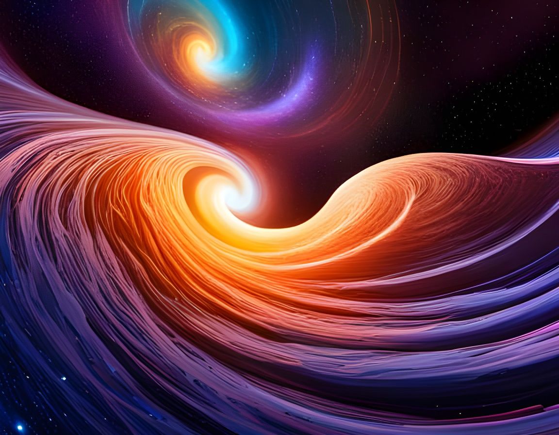 Cosmic Realism in Vibrant Complementary Hues