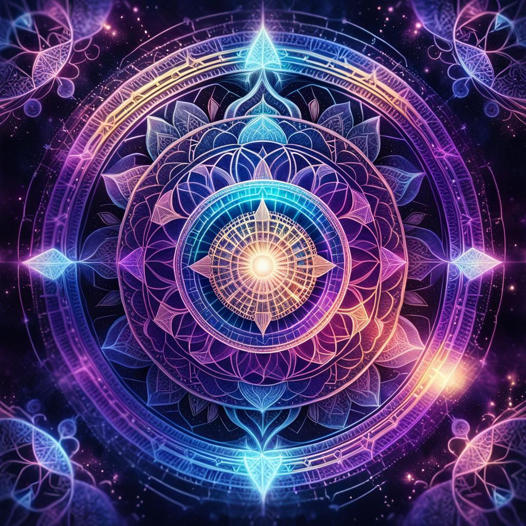 Sacred Geometry Vibrates with Cosmic Energy