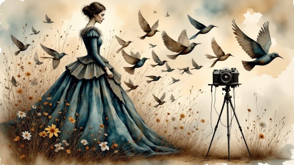 Victorian Dreamscapes Transform into Whimsical Flock of Memo...