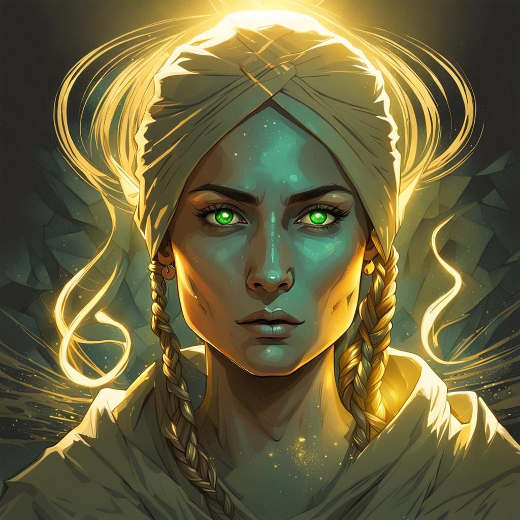 Mystical Desert Maiden Reveals Enchanted Beauty