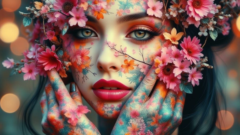 Geisha Conveys Empathetic Understanding in Intimate Moment