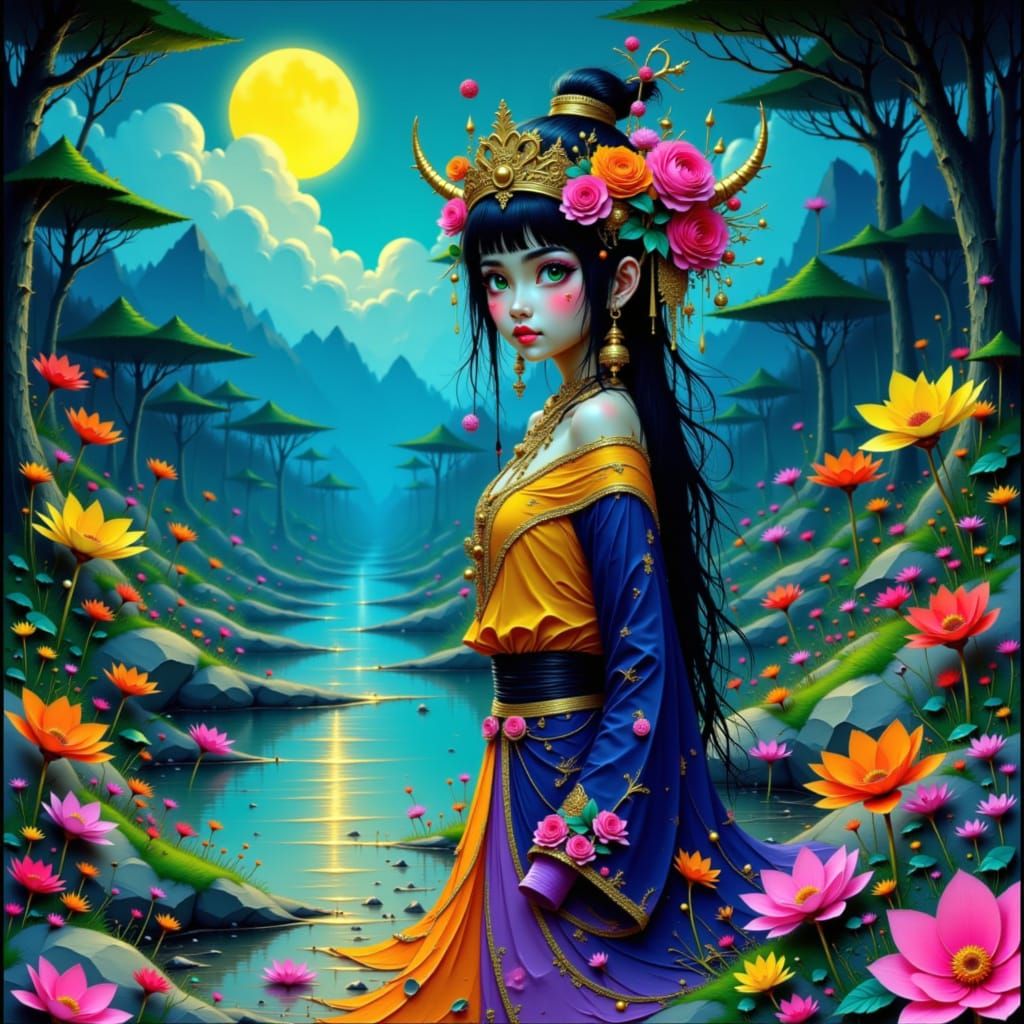 Mae Nak Phra Khanong in Pop Surrealist Style