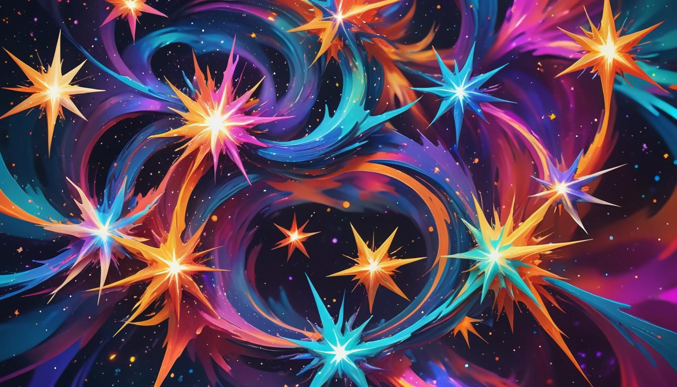 Cosmic Dance of Radiant Star-Personas