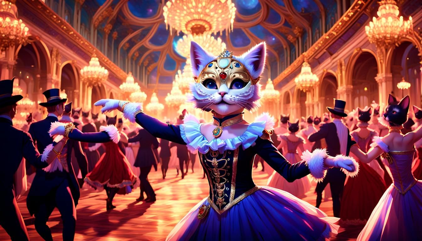 dancing at the masquerade ball