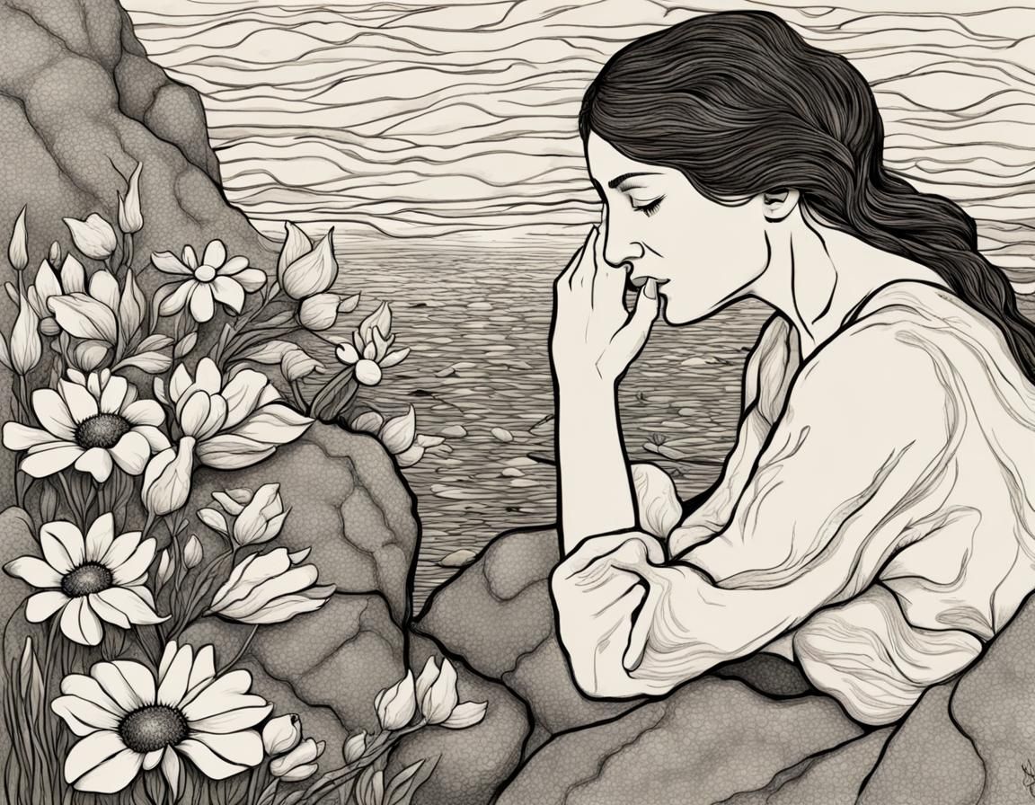 Woman Contemplating Life's Meaning