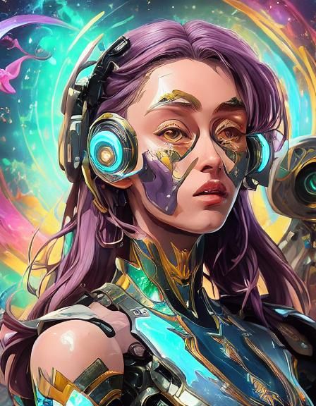 <lora:COSMOS got LORA:1.0> Double exposure, neon graffiti, a...