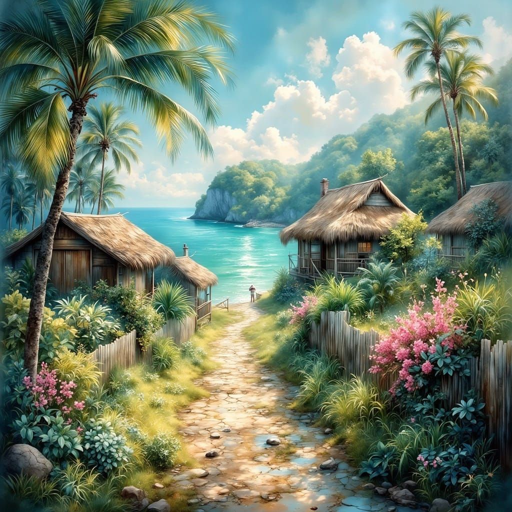 An island in New Guinea.