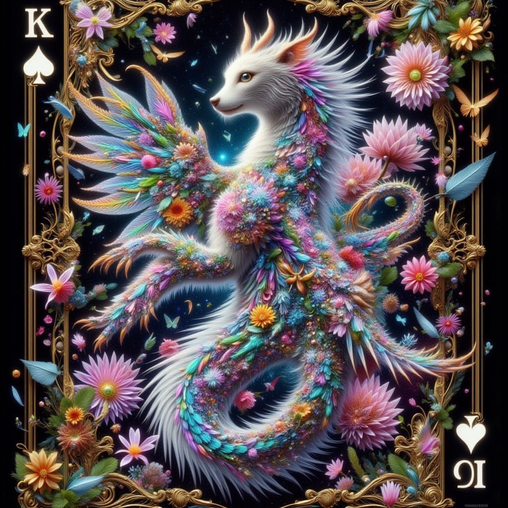 Winged Hybrids Emerge from Antique Card