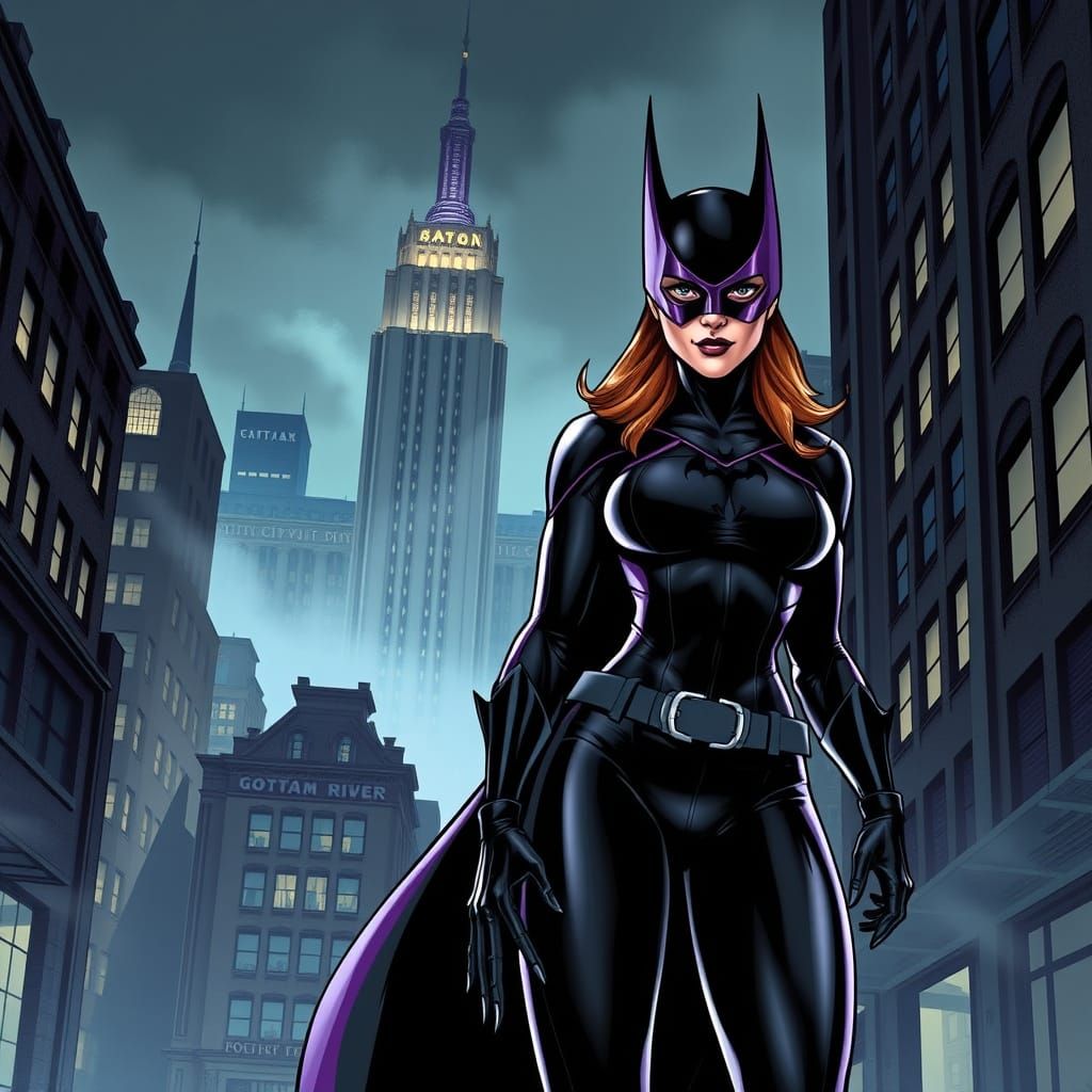 The Huntress Stands Tall in Gritty Gotham City