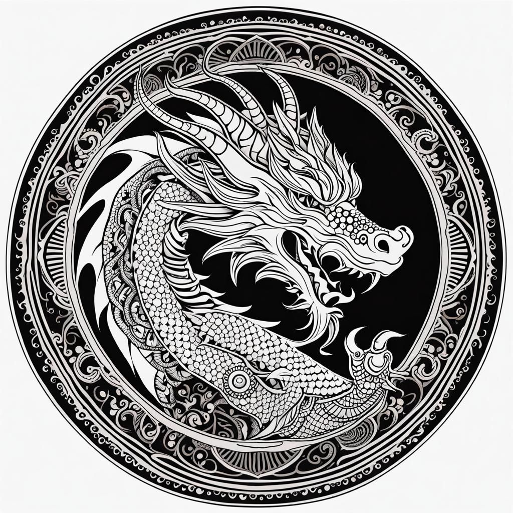 Ancient Dragon Mandala