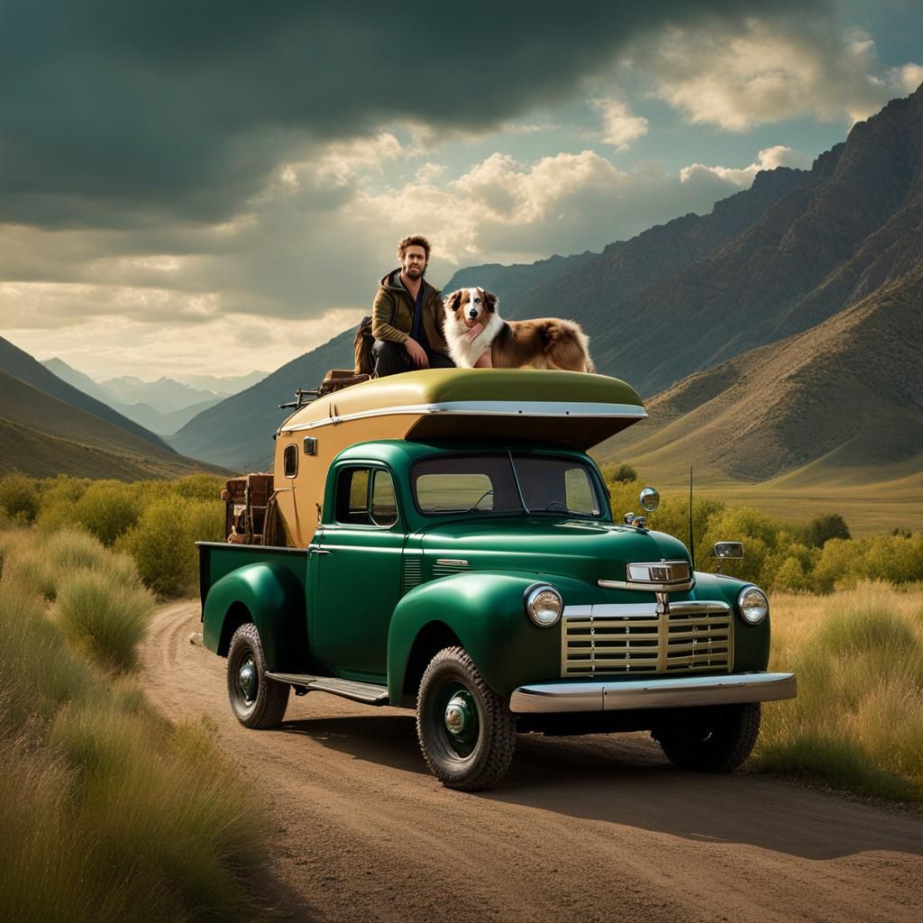 Epic Montana Landscape: Dramatic Truck Ride Through Ruby Val...