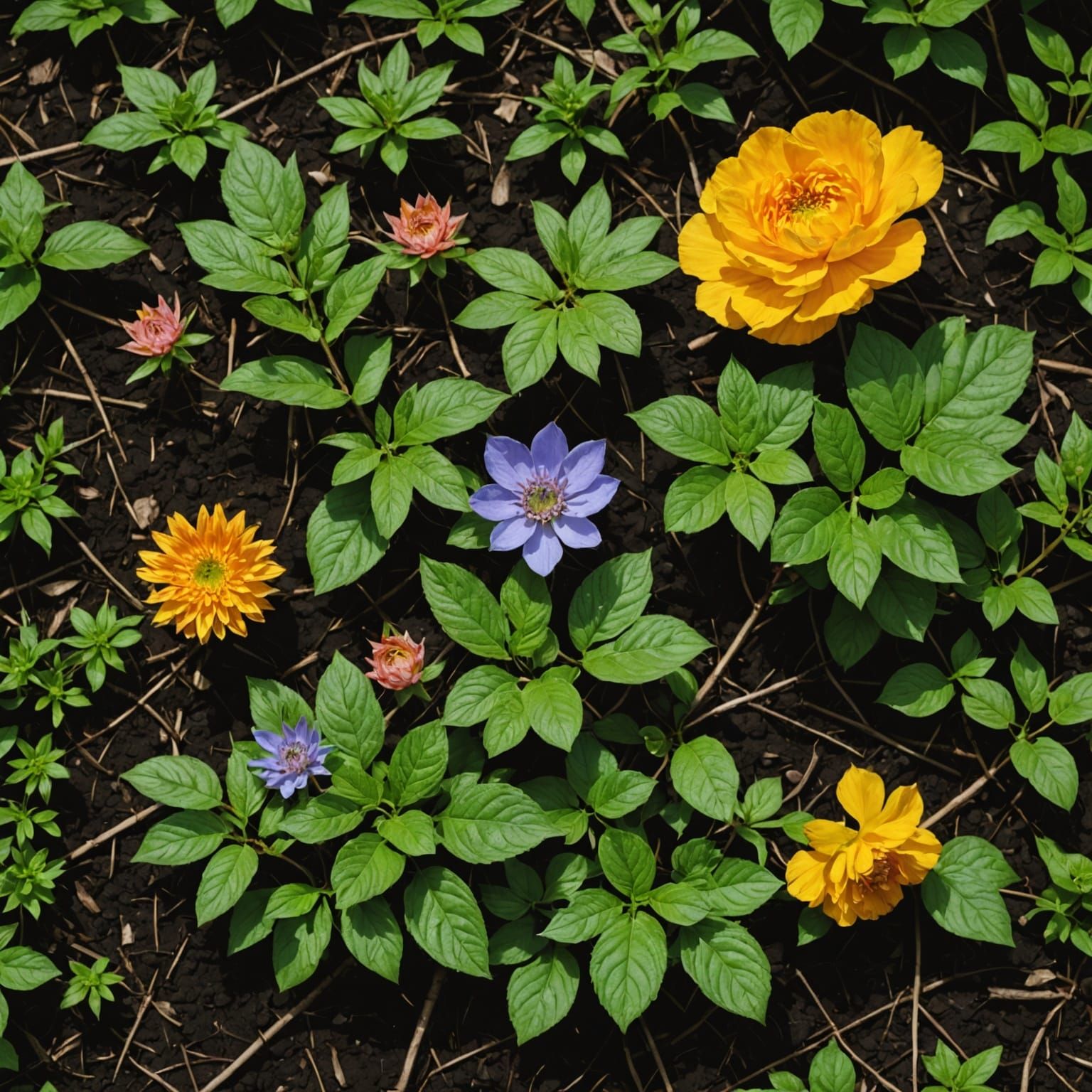 A Minimalist Geometric Composition