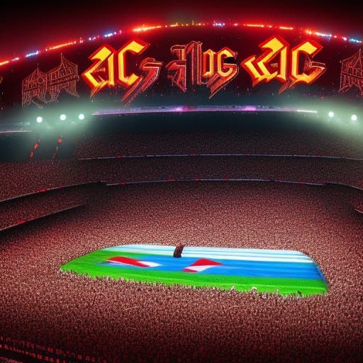 Epic Live Concert Scene at River Plate Stadium