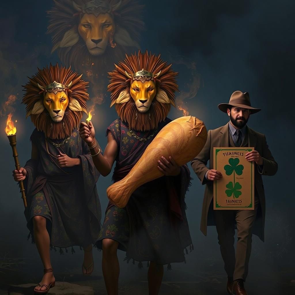 Surreal Encounter of African and Puritan Cultures in Whimsic...