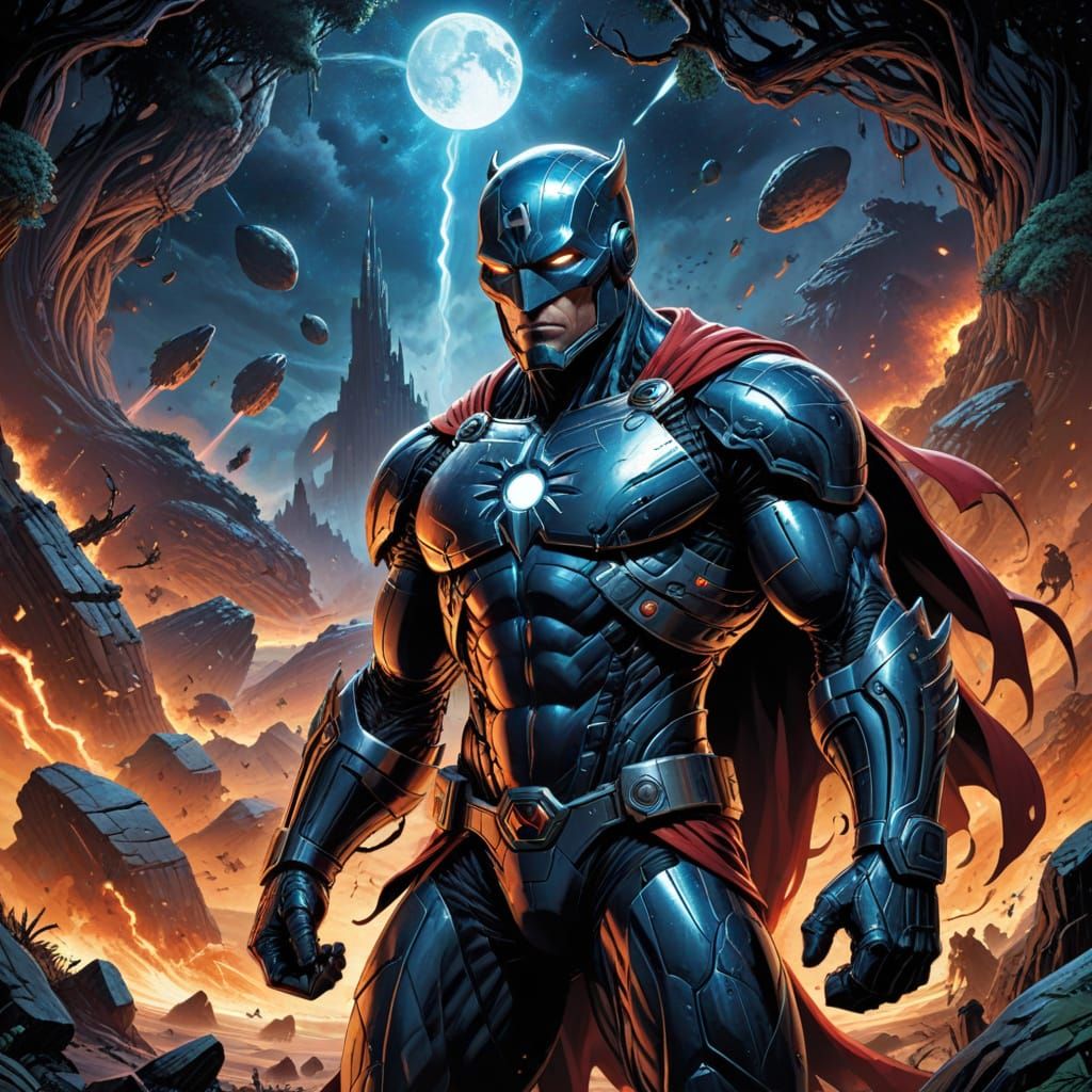 Surreal Comic Book World in Perfect Smooth Style