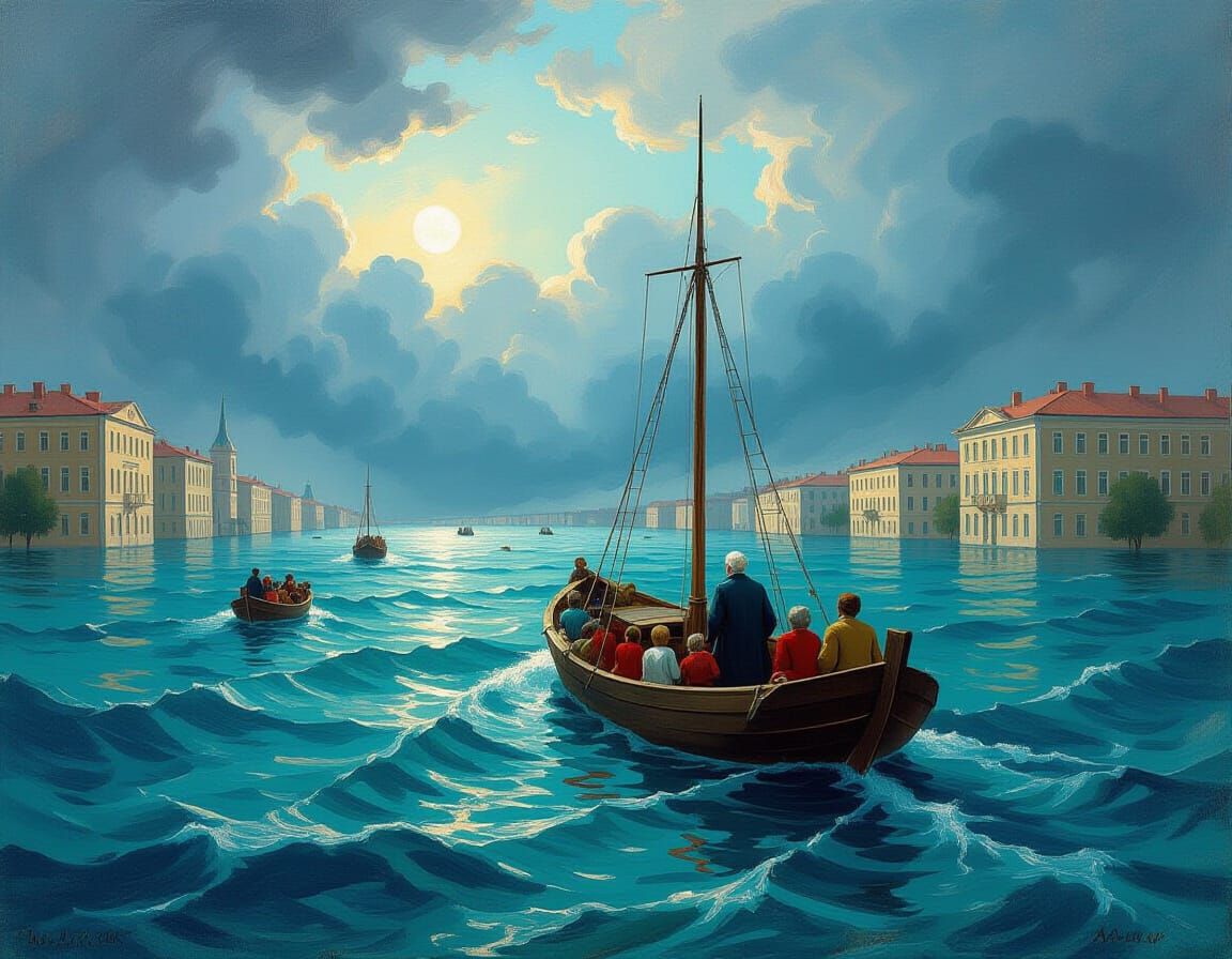 Odessa Flood Epic: Grandfather Mazai Rescues People and Anim...