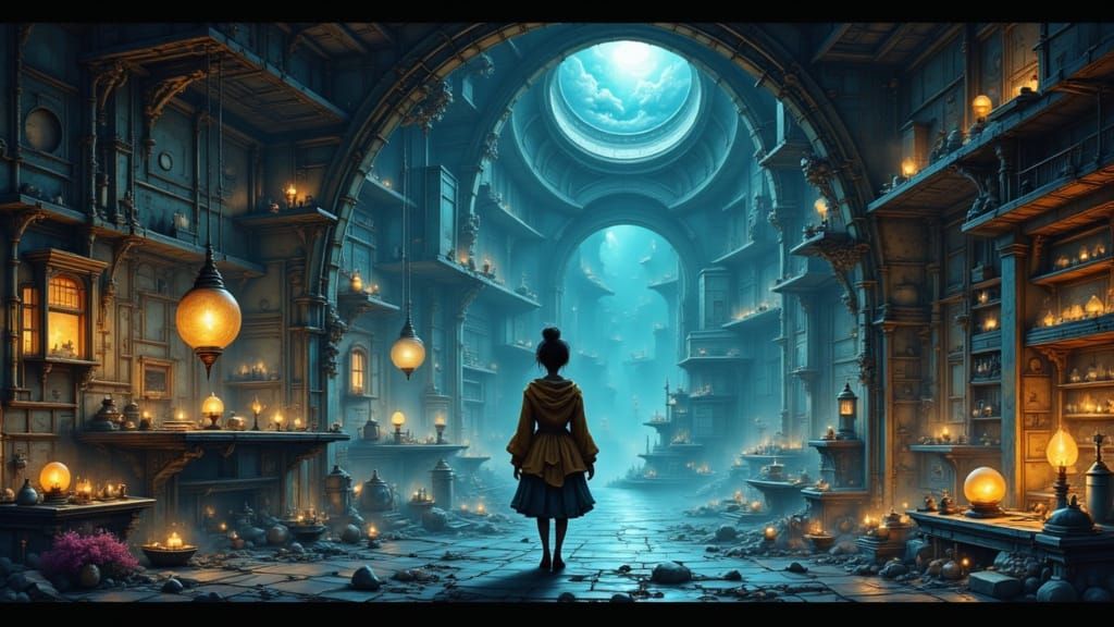 Explorer Zoe Discovers Alien Lab with Artifacts