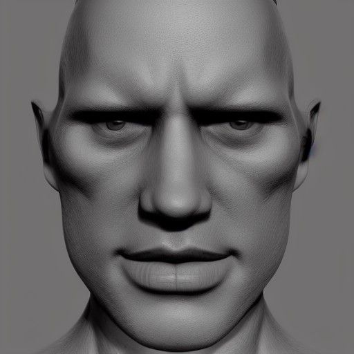 Surreal Human Form in Cyberpunk 3D Rendering