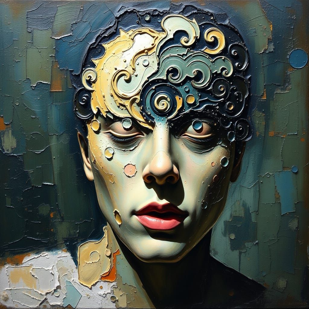 Depth Beyond the Surface in an Oil Paint Gesso Masterpiece