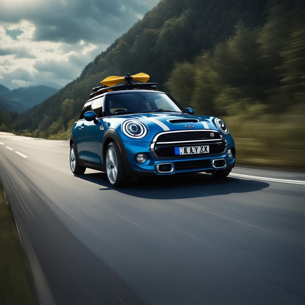 Epic Highway Adventure in a Digital Matte Painting