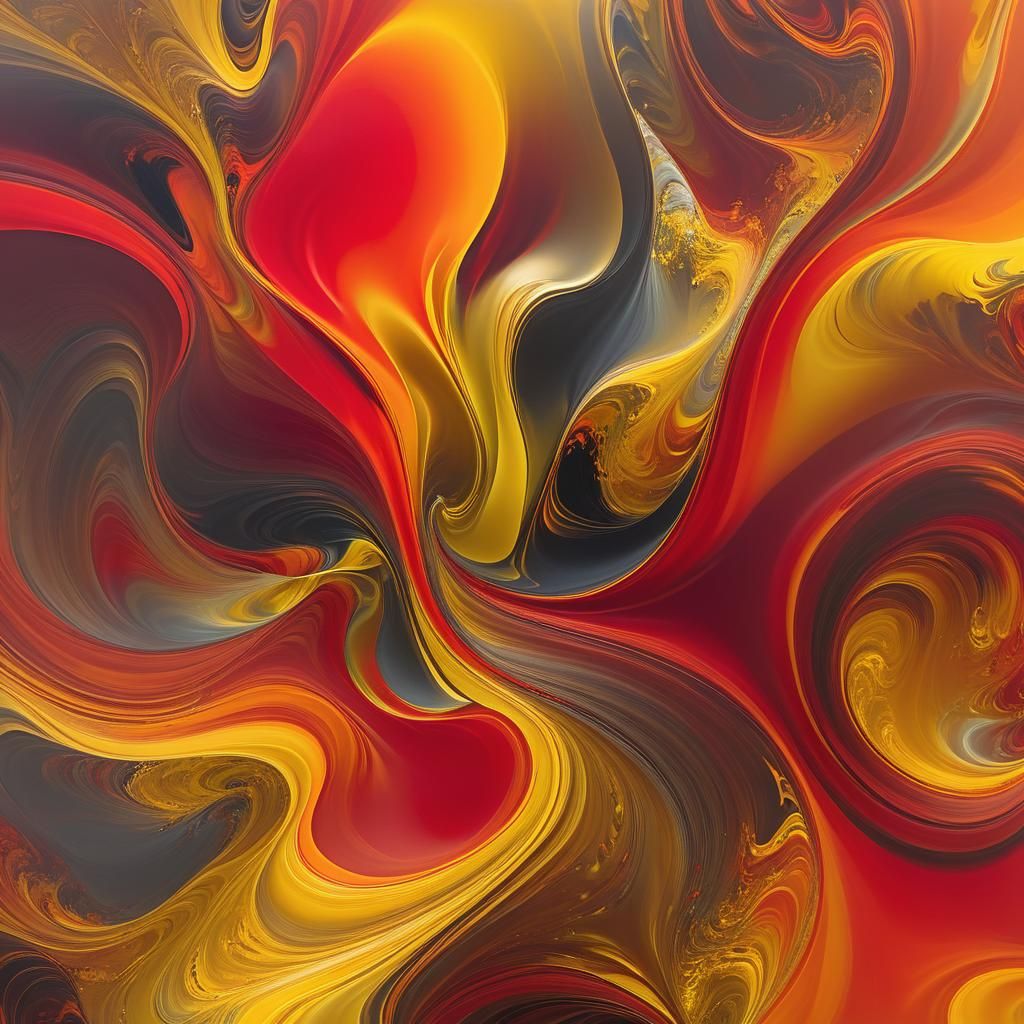 Dancing Hues in Ethereal Abstraction