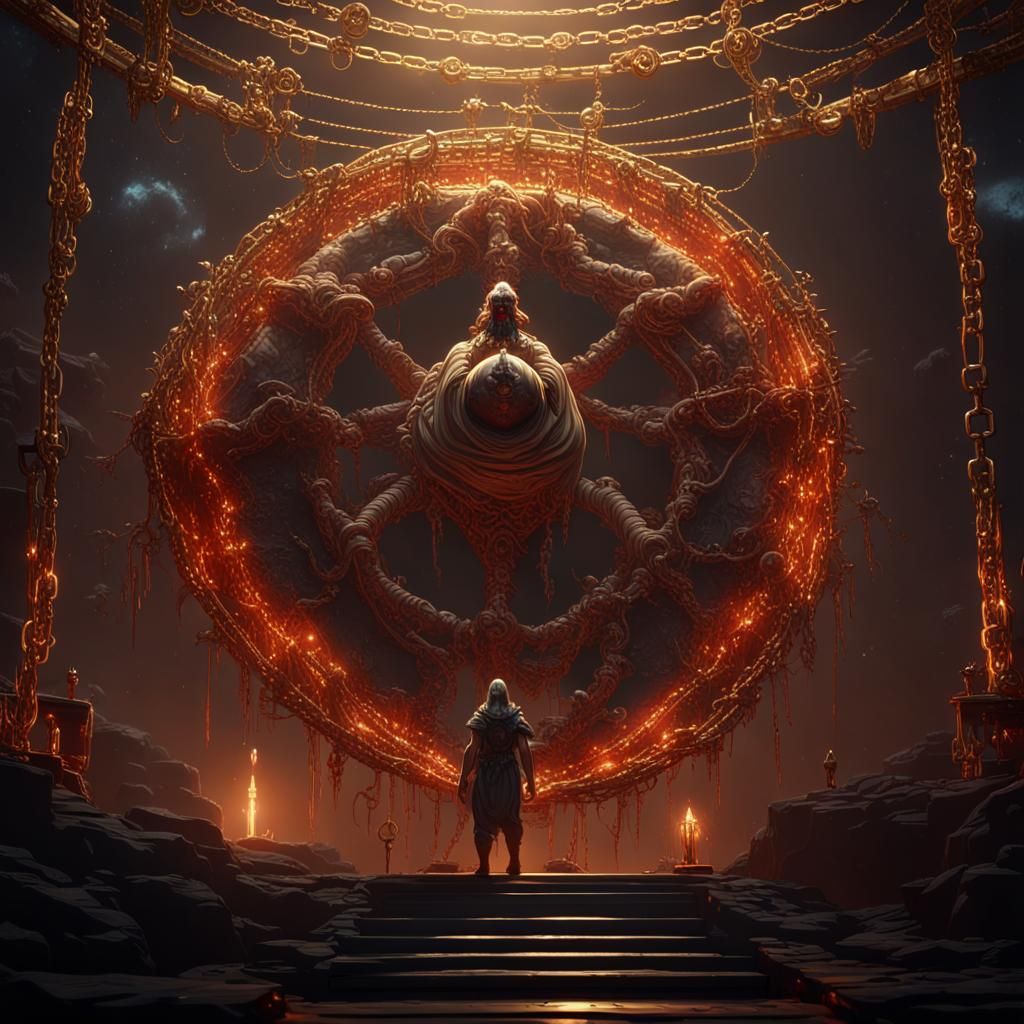 Cyberpunk Vision of a Suffocating God