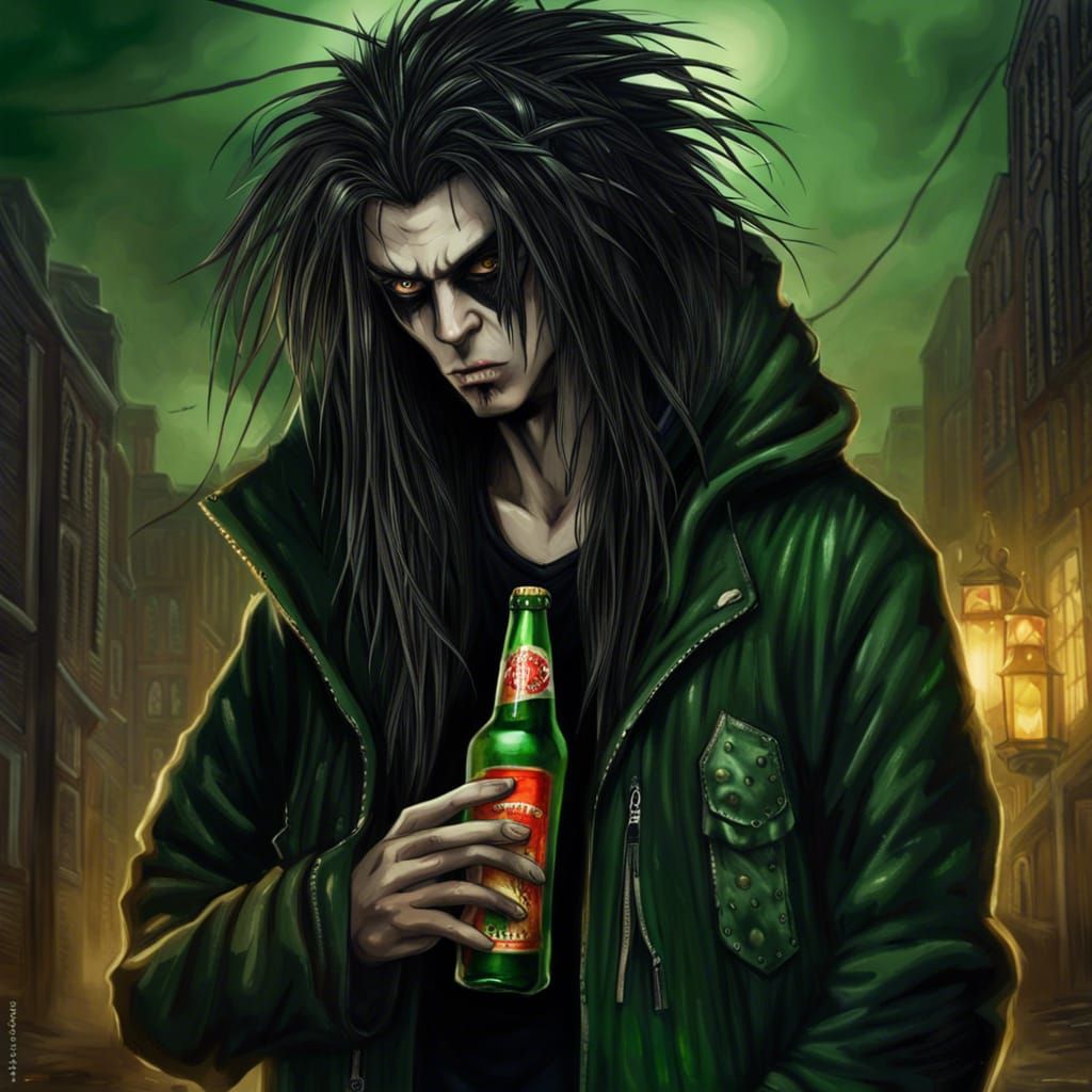 Creepy Gothic Supervillain Emerges from Shadows