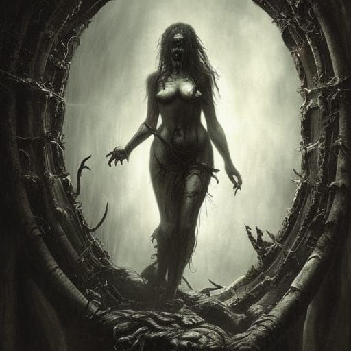 Ana de Armas as a Damned Zombie in Gothic Horror