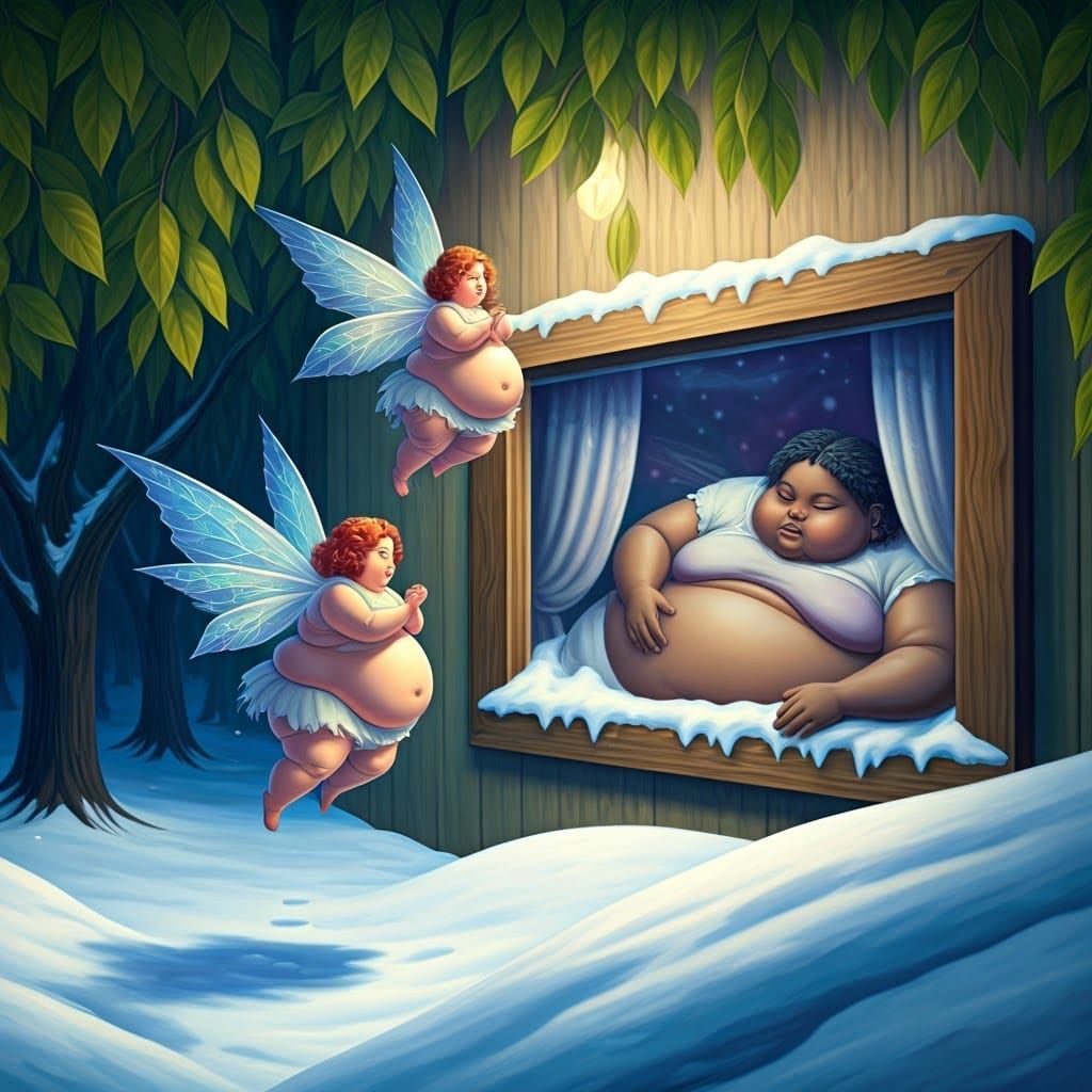 Whimsical Spring Awakening in Abstract Art