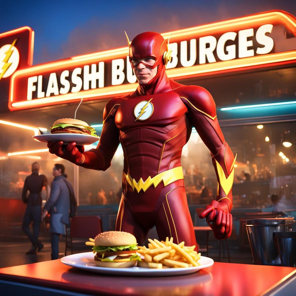 Flash Burger, Home of the “No Wait Burger”