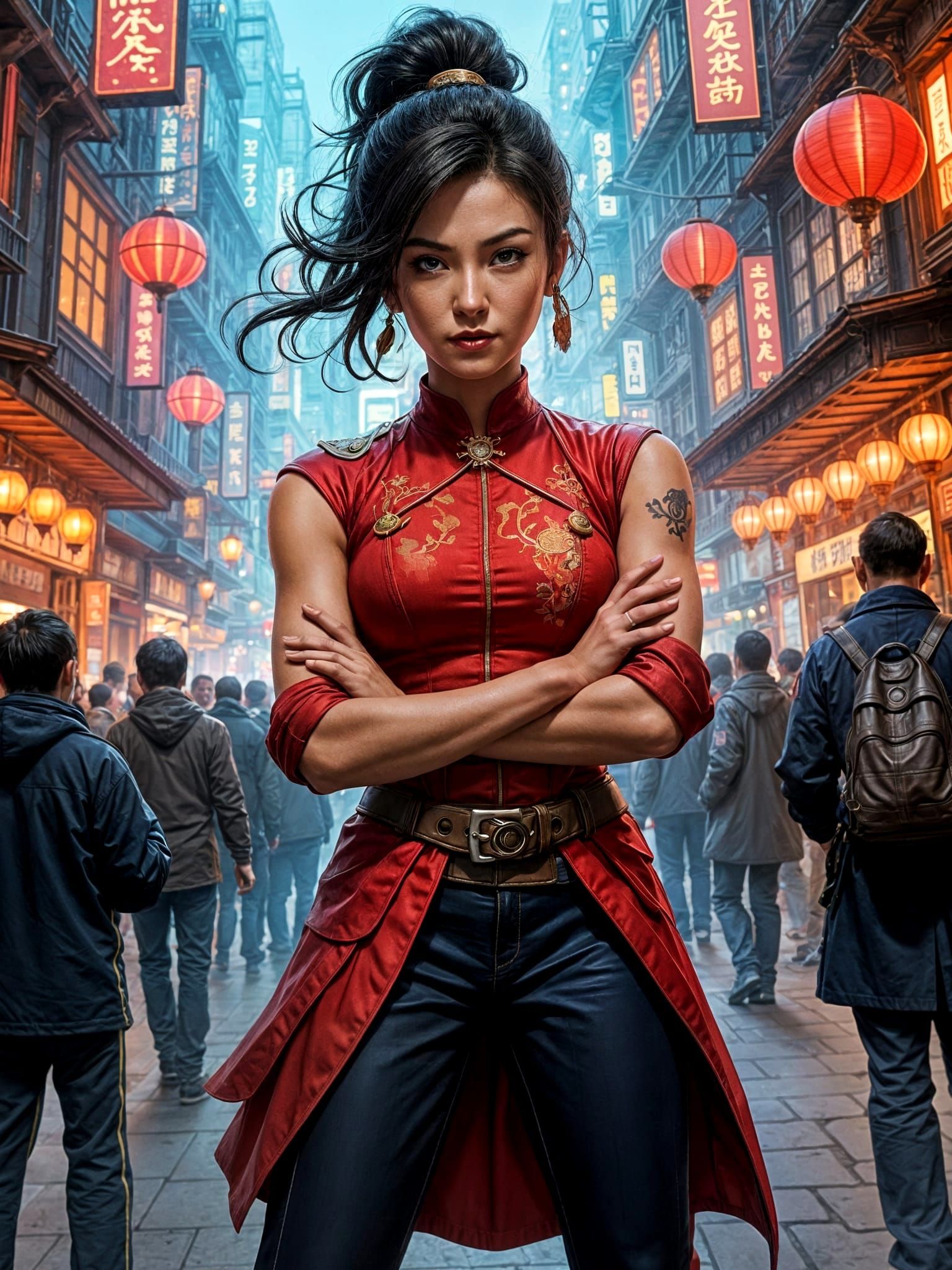 Chun-Li Ready for Battle