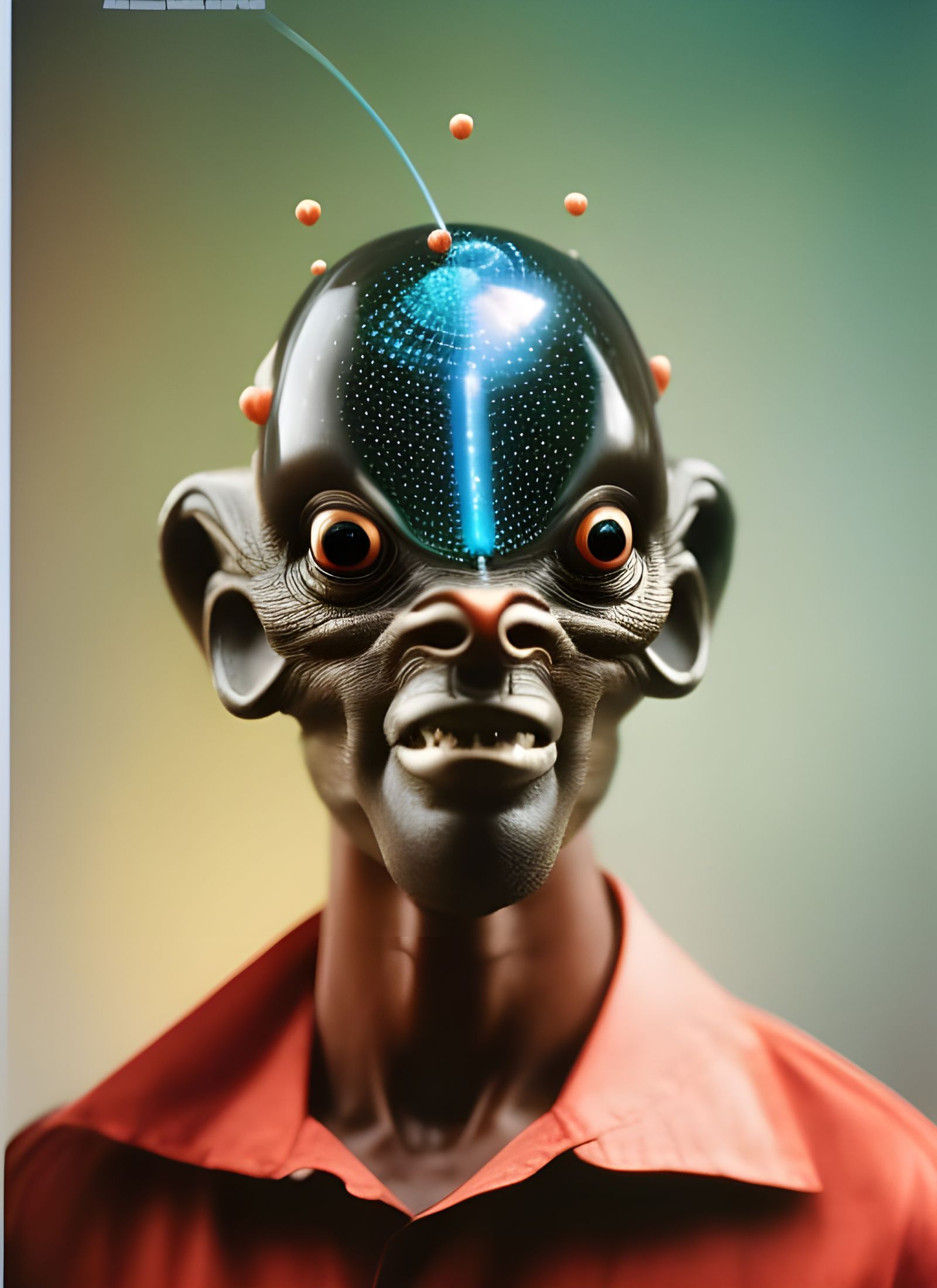 Hyper-Real Portrait of a Celestial Being in Dreamy, Surreali...