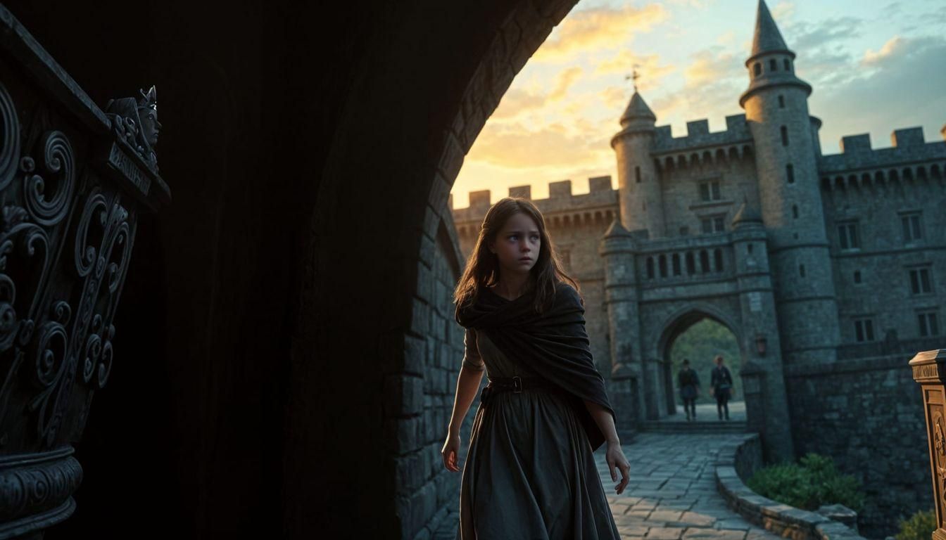 Ethereal Sunset Escape in a Fantastical Realm