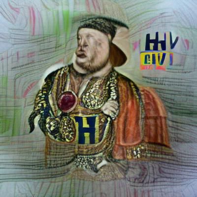 Henry VIII in a Renaissance Oil Painting Style